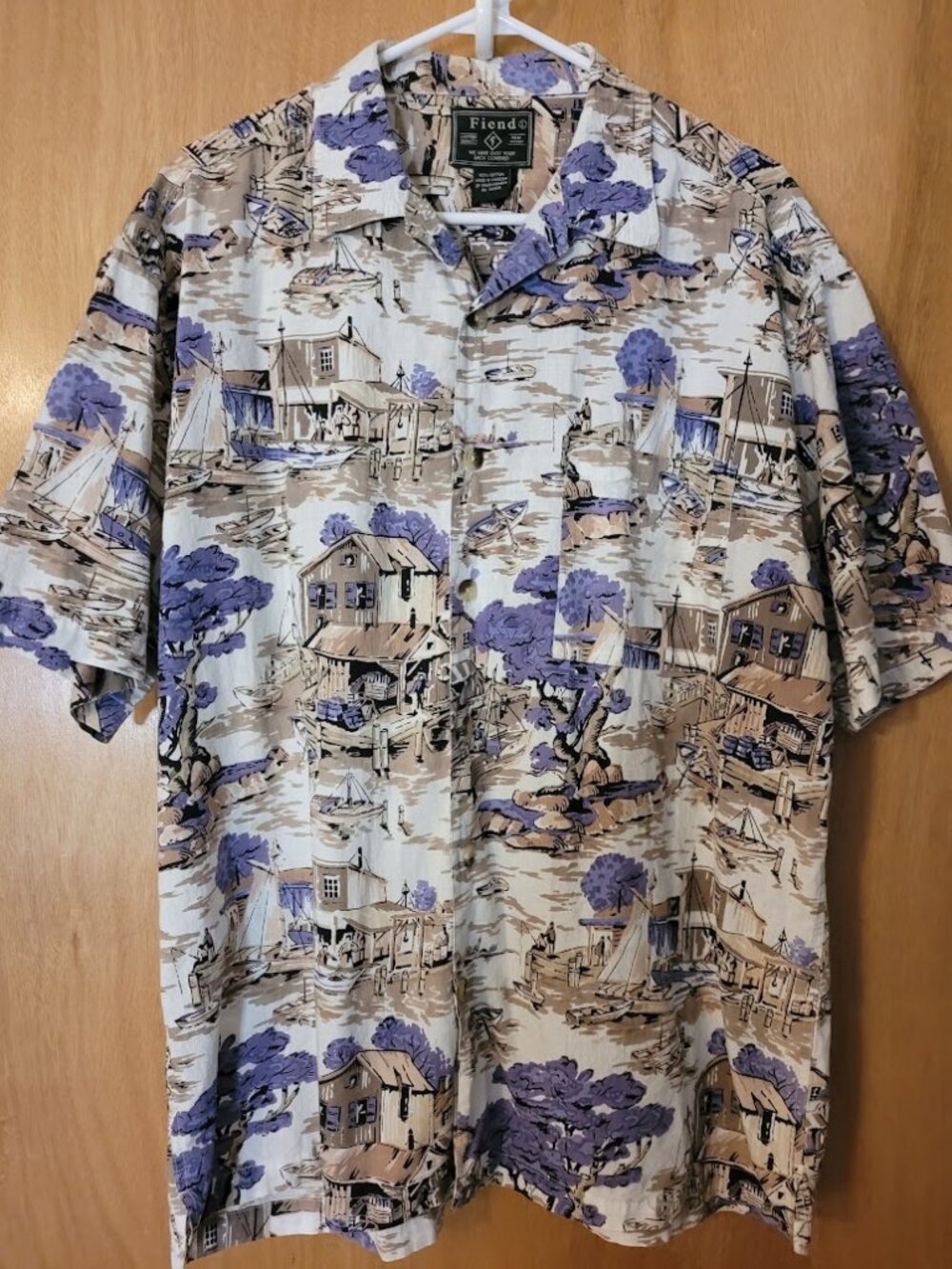 FIEND Tropical Vacation Summer Shirt - 100% Cotton